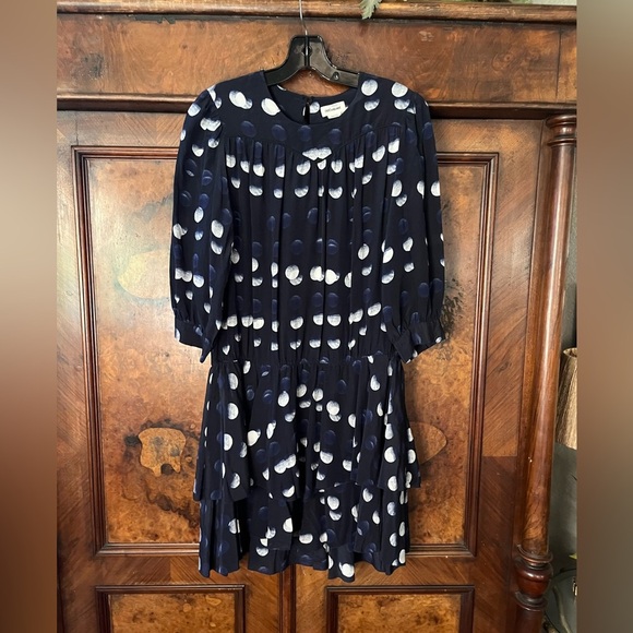 GUC Zadig & Voltaire- Rooka Dot Dress. Size See Measurements - Picture 3 of 5